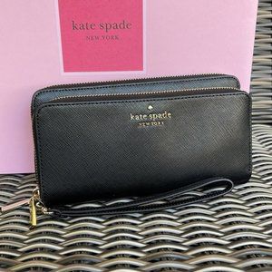 Kate Spade Staci Large Carryall Wristlet Black